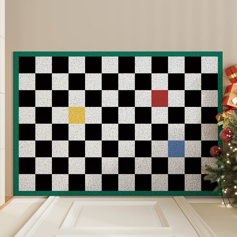 Christmas Door Mat - Mud Earth Removing Decorative Entrance Rug
