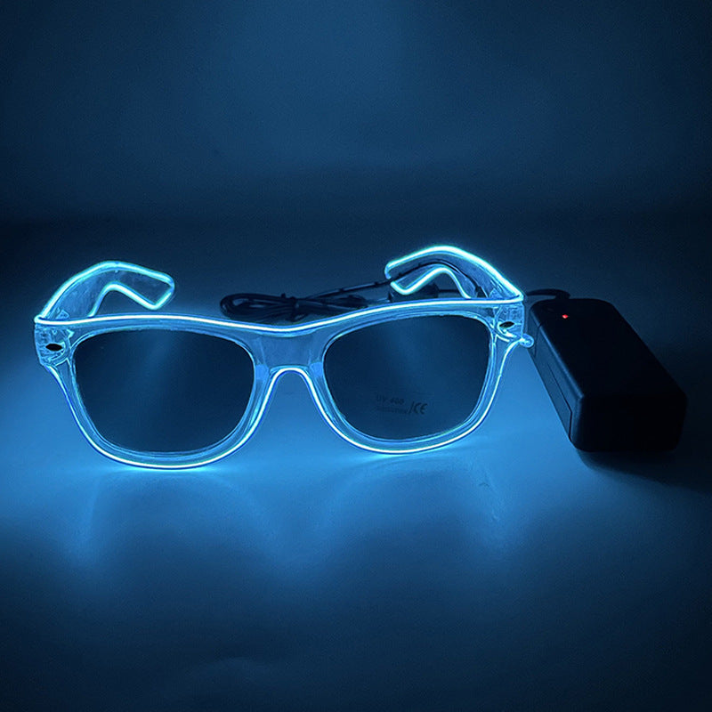 LED Goggles Nightclub Dance Party Props - Colorful Light-up Costume Accessories