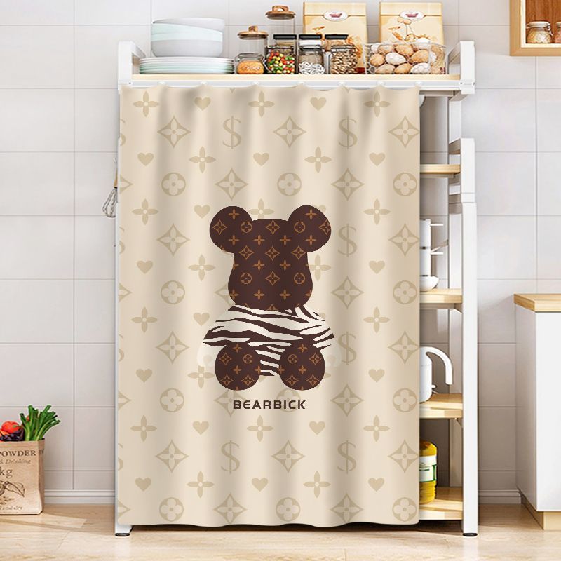 Dustproof Curtain Storage Rack for Wardrobe and Home Organization