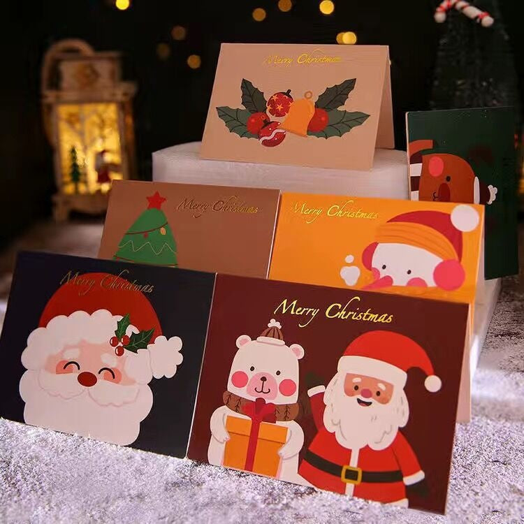 Holiday Gift-Wrapping Cards for Christmas - Assorted Styles, Pack of 6