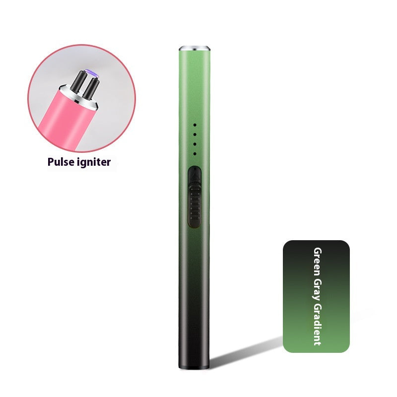 Gradient Color Electric Lighter for Stove & Home Use - Wind Resistant