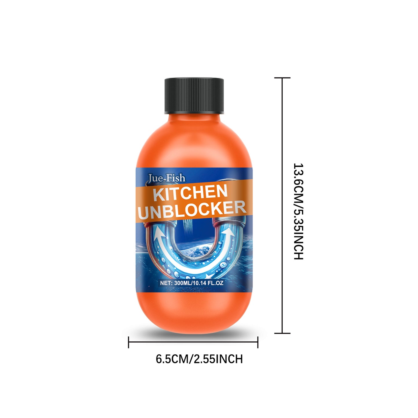 Drainage Pipe Blockage Remover - 300ml Plumbing Cleaner for Clogged Pipes