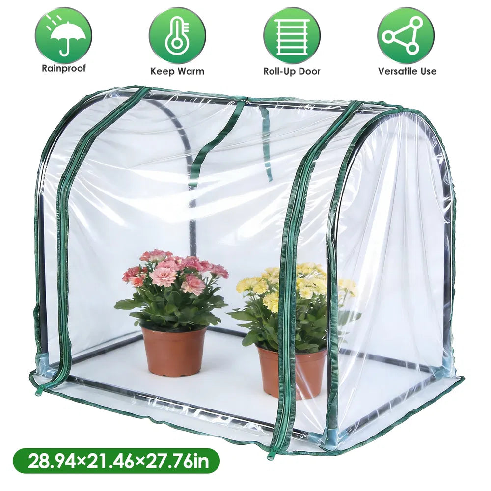 Tabletop Mini Greenhouse - Portable Plant Protection Tent
