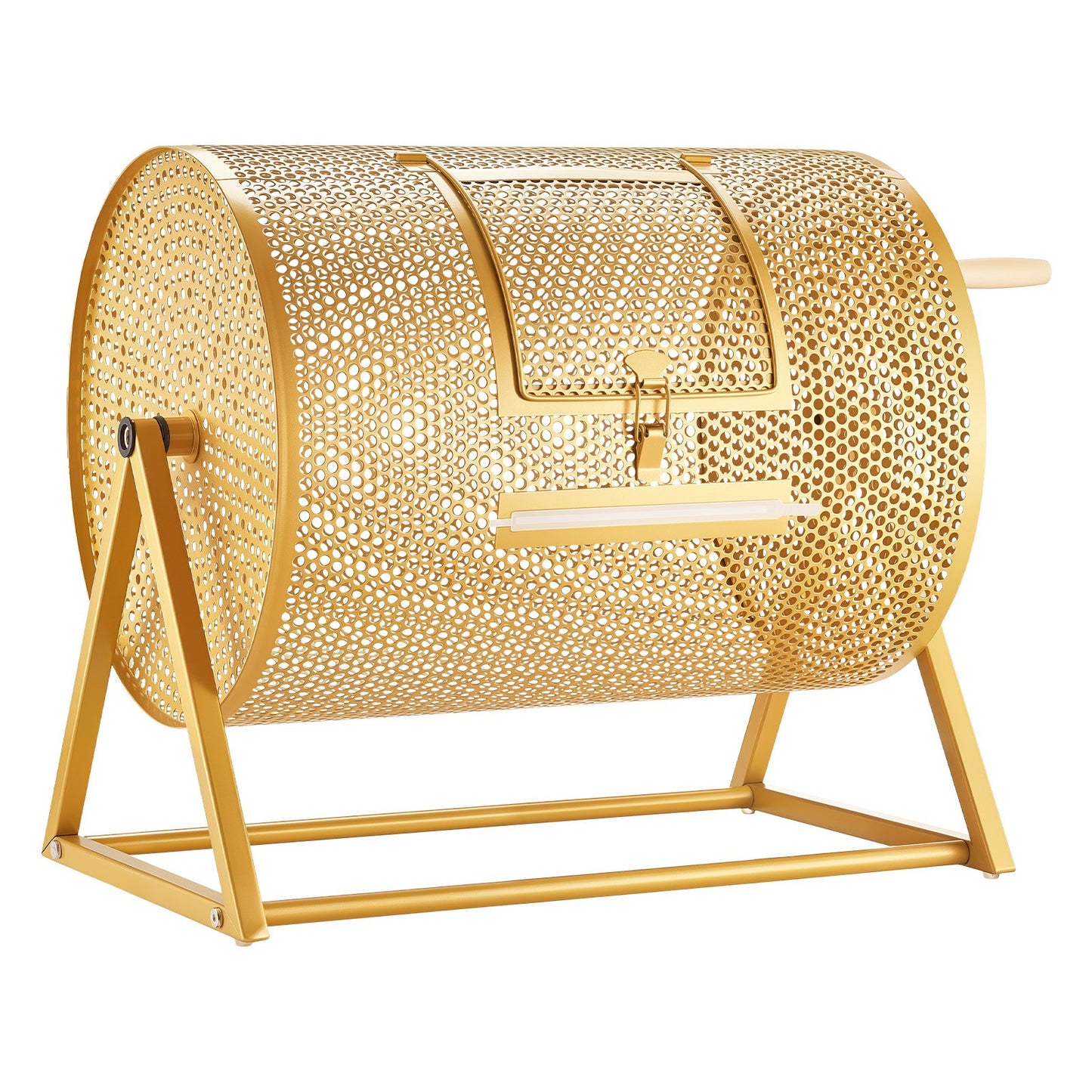 Raffle Ticket Spinner Cage - 16.1 x 11.9 Inches Holds 5000 Tickets or 200 Ping Pong Balls - Lottery Spinning Drum with Reinforced Handle and Stable Stand