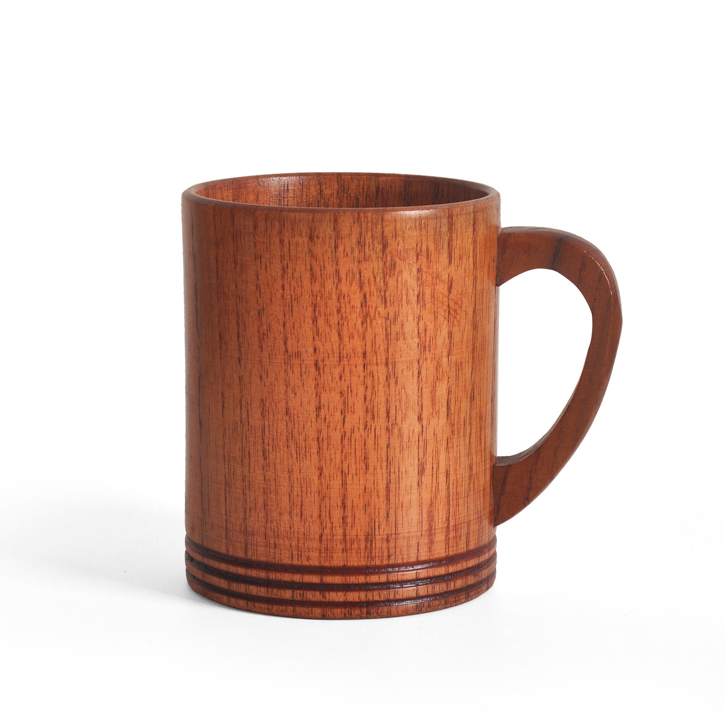 Vintage Wooden Drinkware Mug - Home Kitchen Water Cup