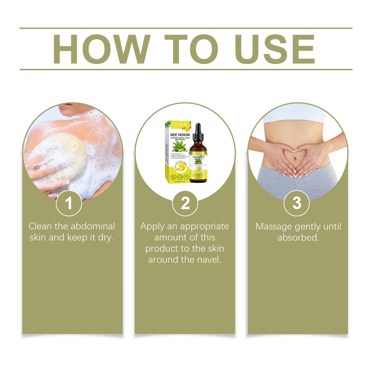 Firming Body Massage Oil with Vitamin E & Lemon Extract - 30ml