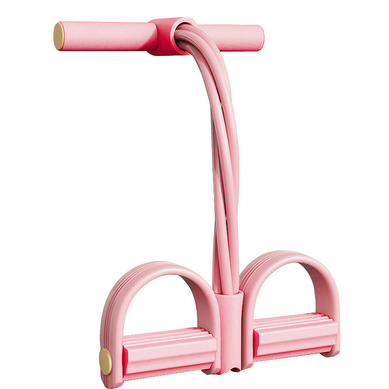 6-Tube Resistance Bands for Full Body Workout - Pink