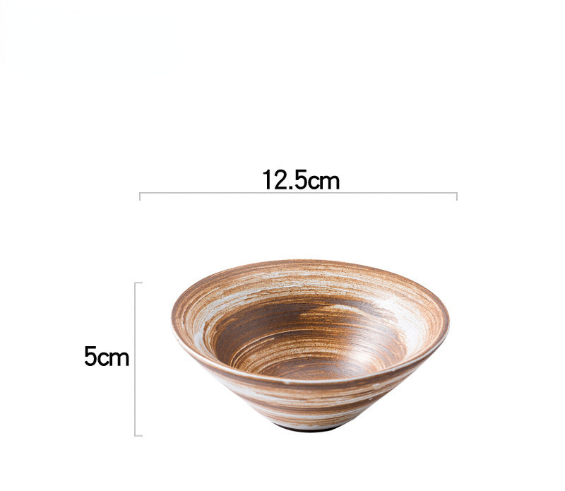 Small Ceramic Plate for Household Dining - Japanese Style, 5-Inch