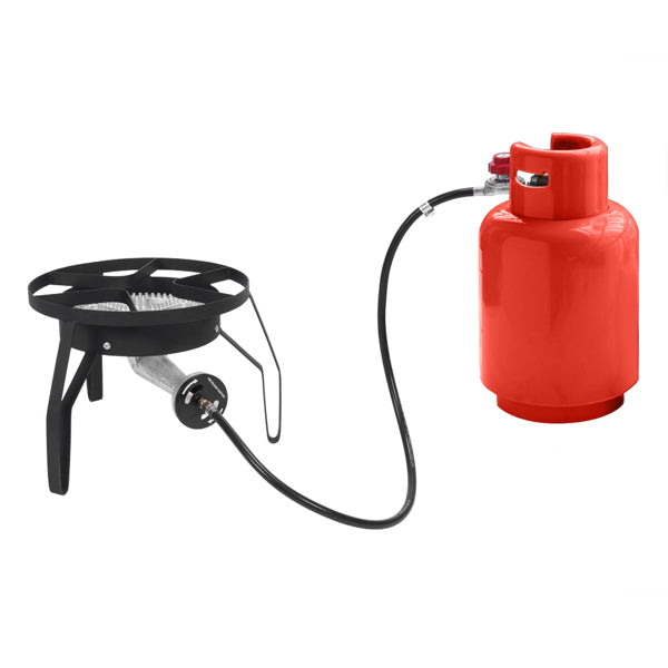 Outdoor Gas Burner Stove 200,000 BTU High Pressure Propane Cooker Kit
