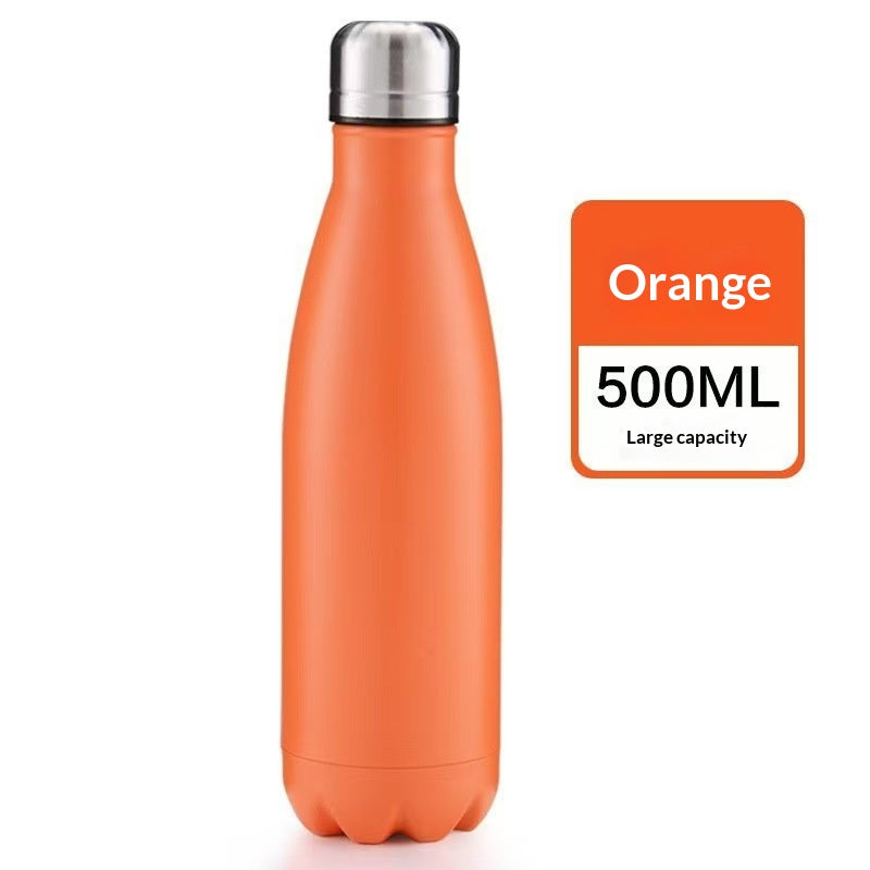 17oz Double Wall Insulated Stainless Steel Water Bottle - Leakproof, Keeps Liquids Cold or Hot