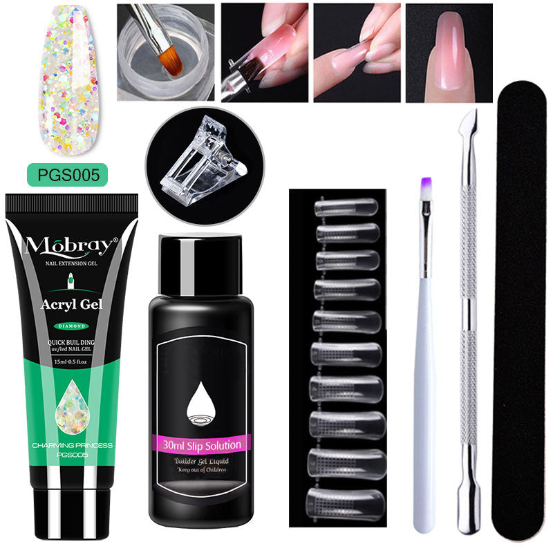 Nail Art Resin Extender Kit - 12 Colors