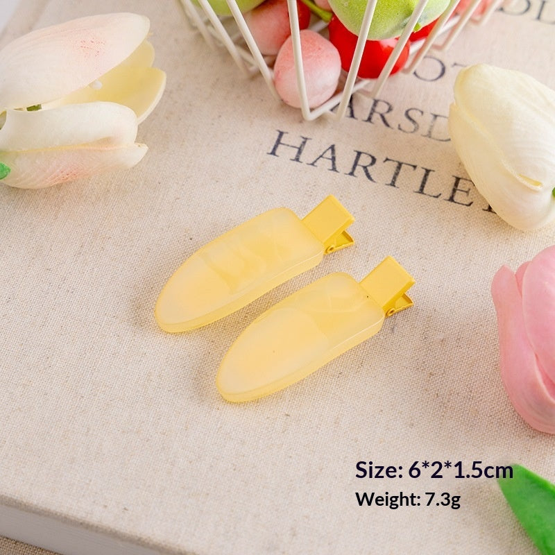 Colorful Ice Cream-Shaped Water Drop Hair Clip for Girls - Playful Hair Accessory