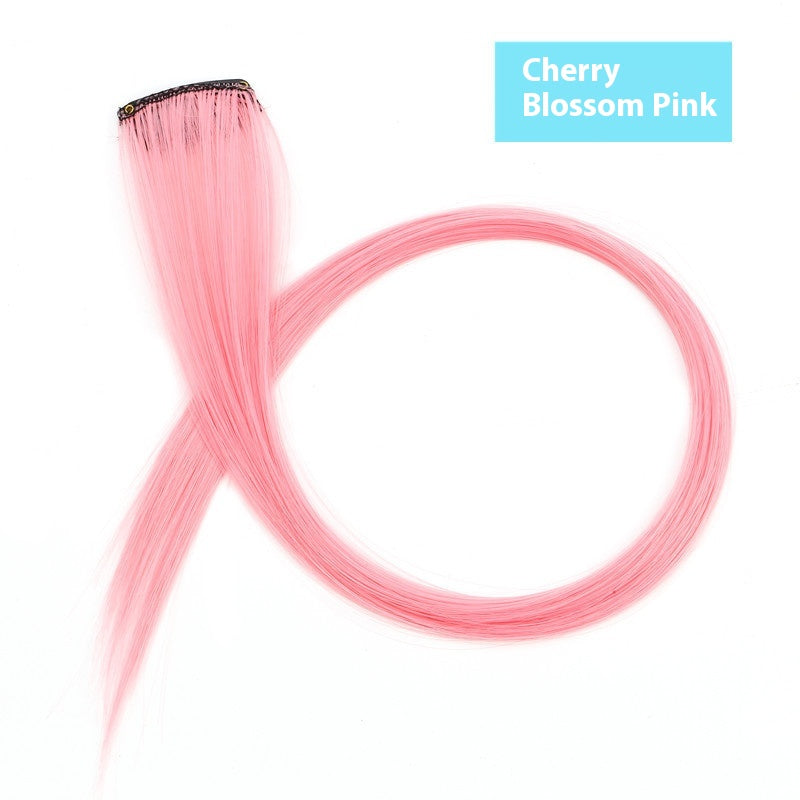 Colorful Hair Weave Extension Set - Multiple Shades, Non-Mainstream Style