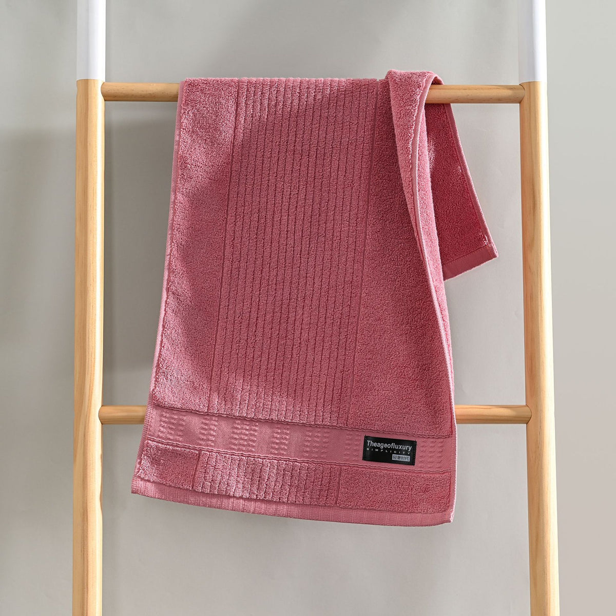 Pure Combed Cotton Jacquard Face Towel - Soft, All-Cotton Home Textile
