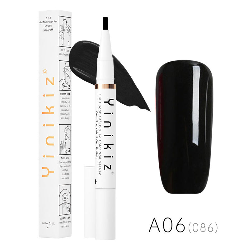One-Step UV Nail Polish Pen - Fast, Convenient Manicure Gel, 4ml