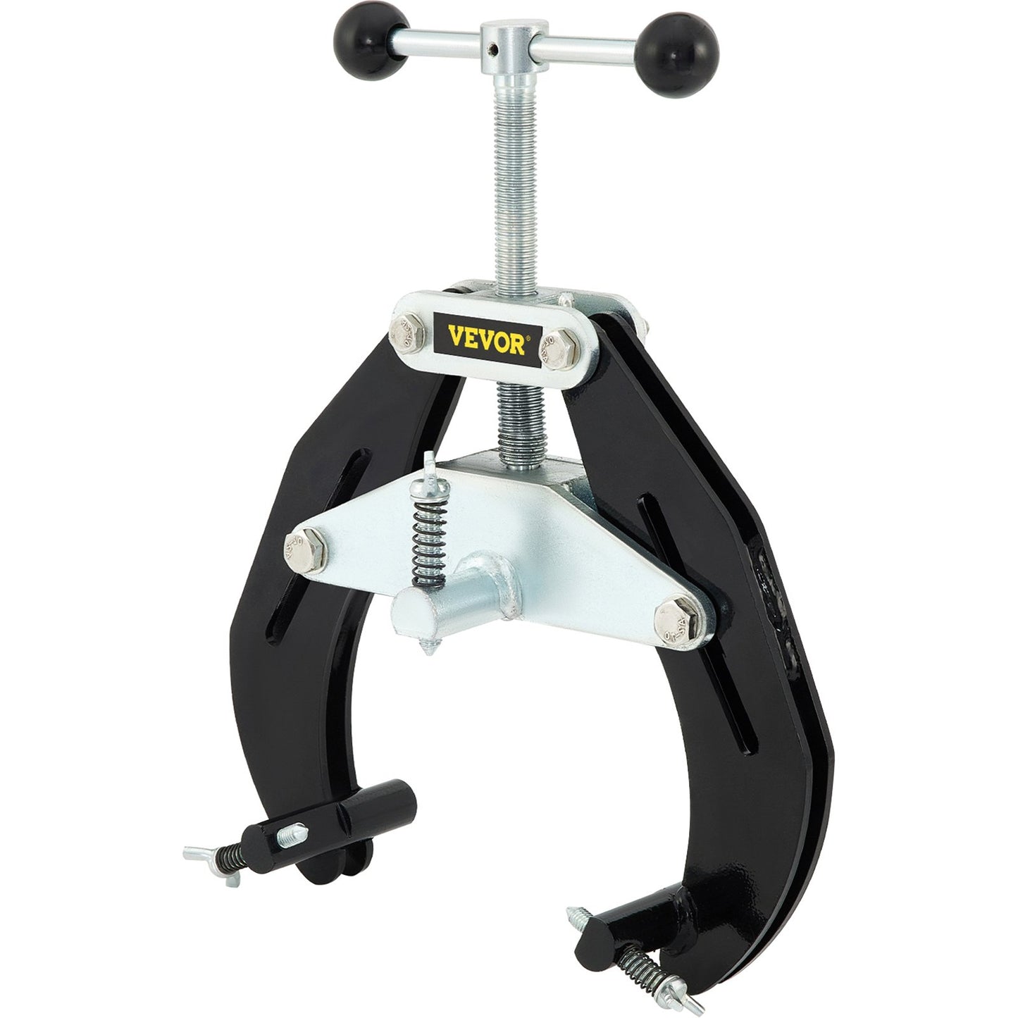Pipe Clamp 2-6 Inch High Strength Steel Pipe Fitting Tool Black