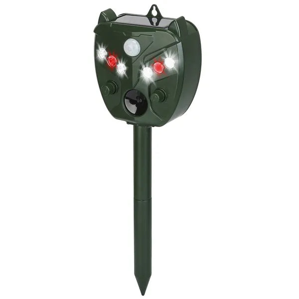Ultrasonic Solar Animal Repeller for Garden Yard Farm Waterproof 5 Gears