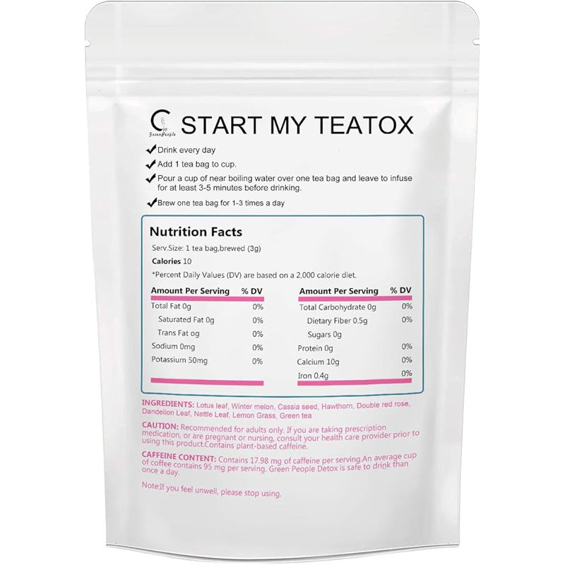 Herbal Lung Cleanse Tea Bags - Natural Detox & Immune Support Blend