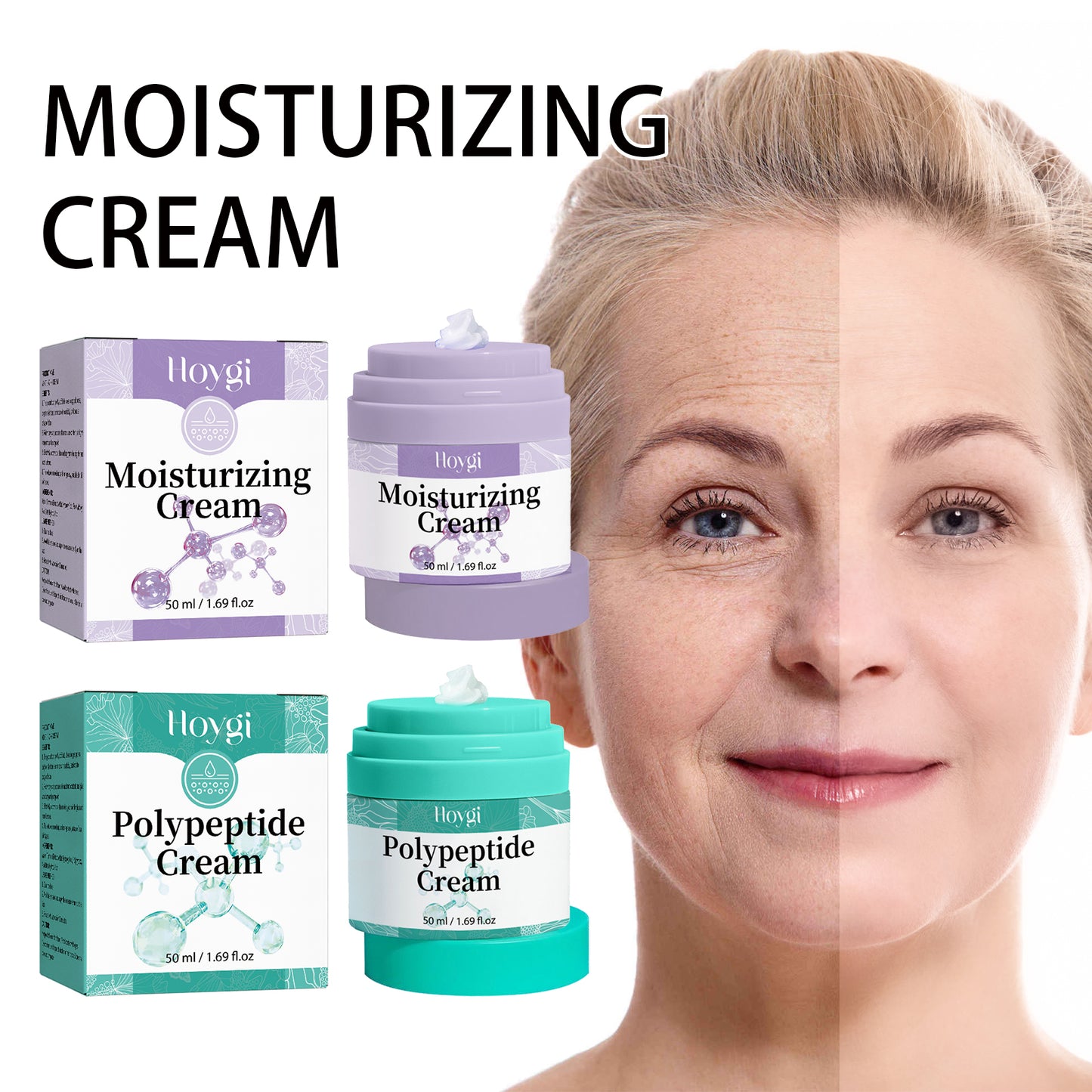 Collagen Peptide Anti-Aging Moisturizing Facial Cream for Firming & Hydration