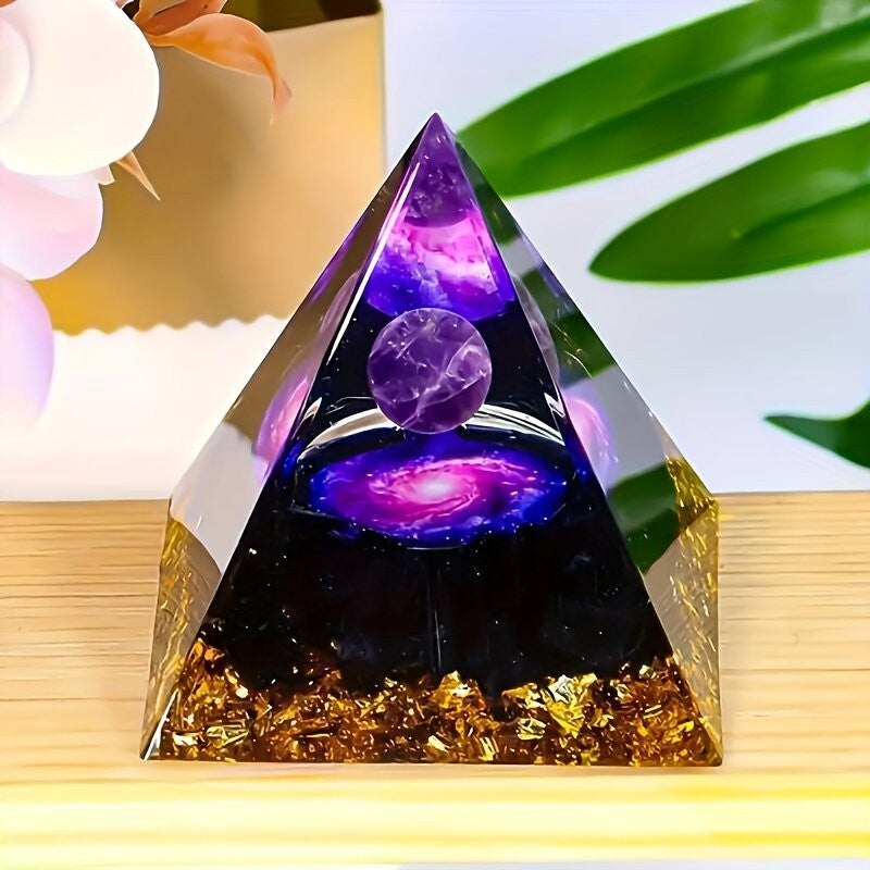 Crystal Pyramid Home Decor Ornament - Cosmic Modern Minimalist 5cm