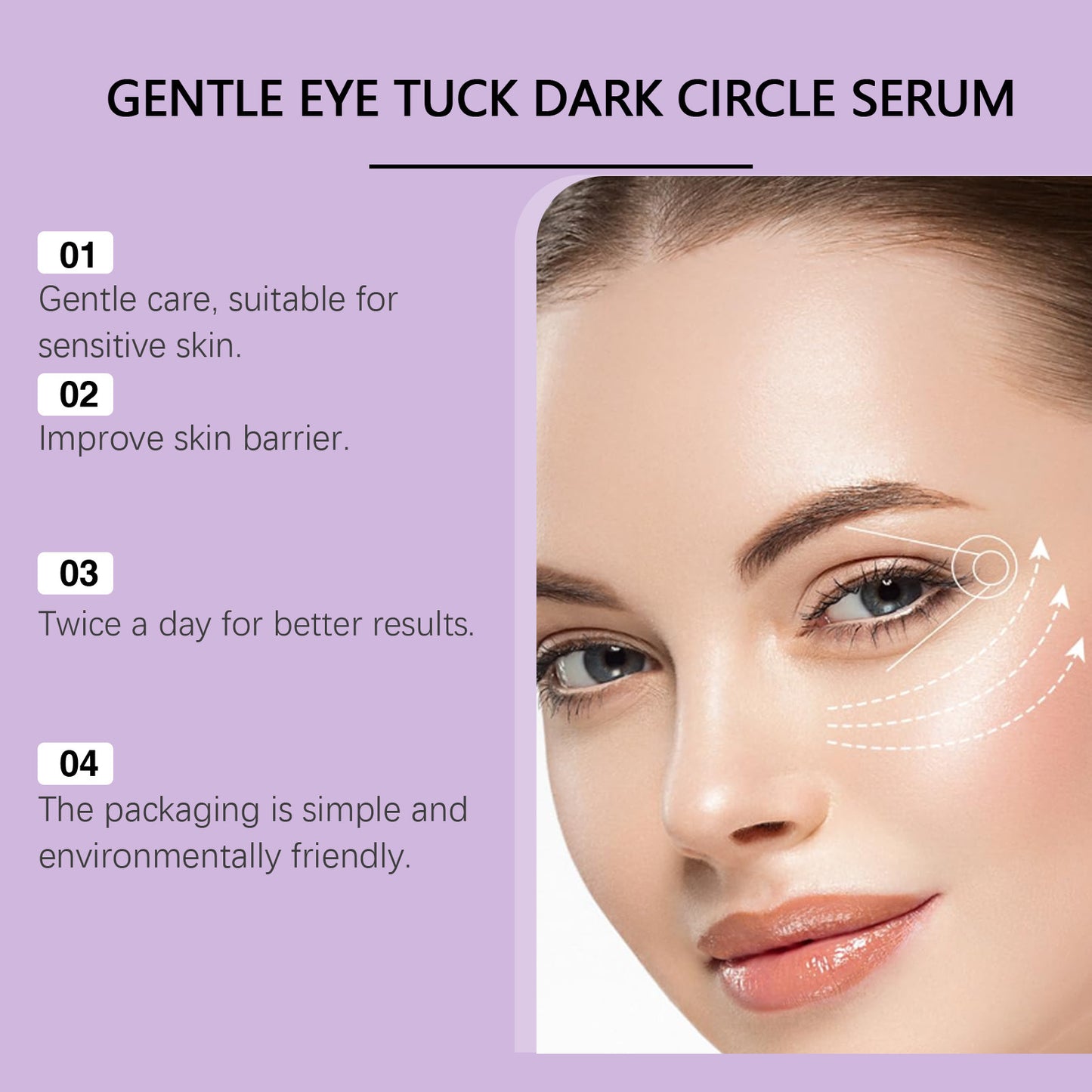 Moisturizing Brightening Eye Serum 30ml Hydrating Skin Care