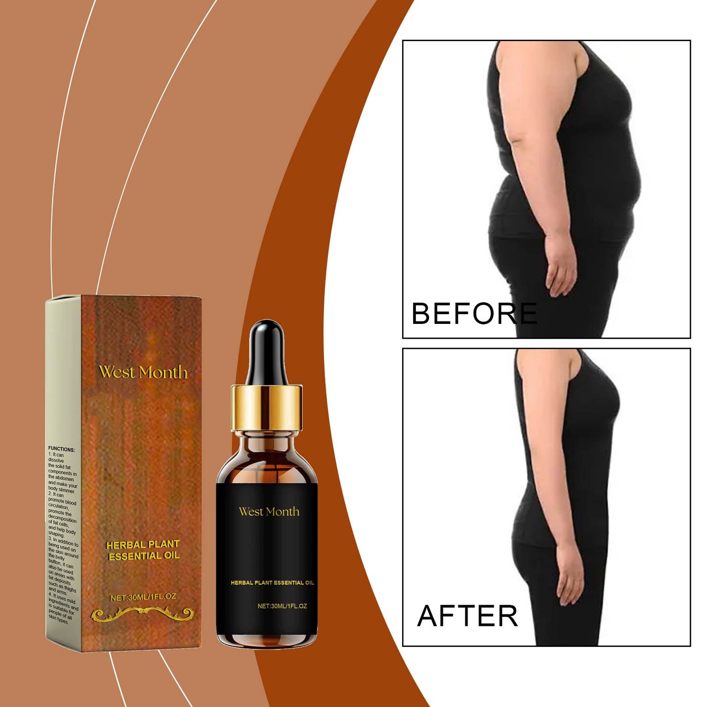 Firming Body Massage Essence - Moisturizing Skin Care Oil for Shaping