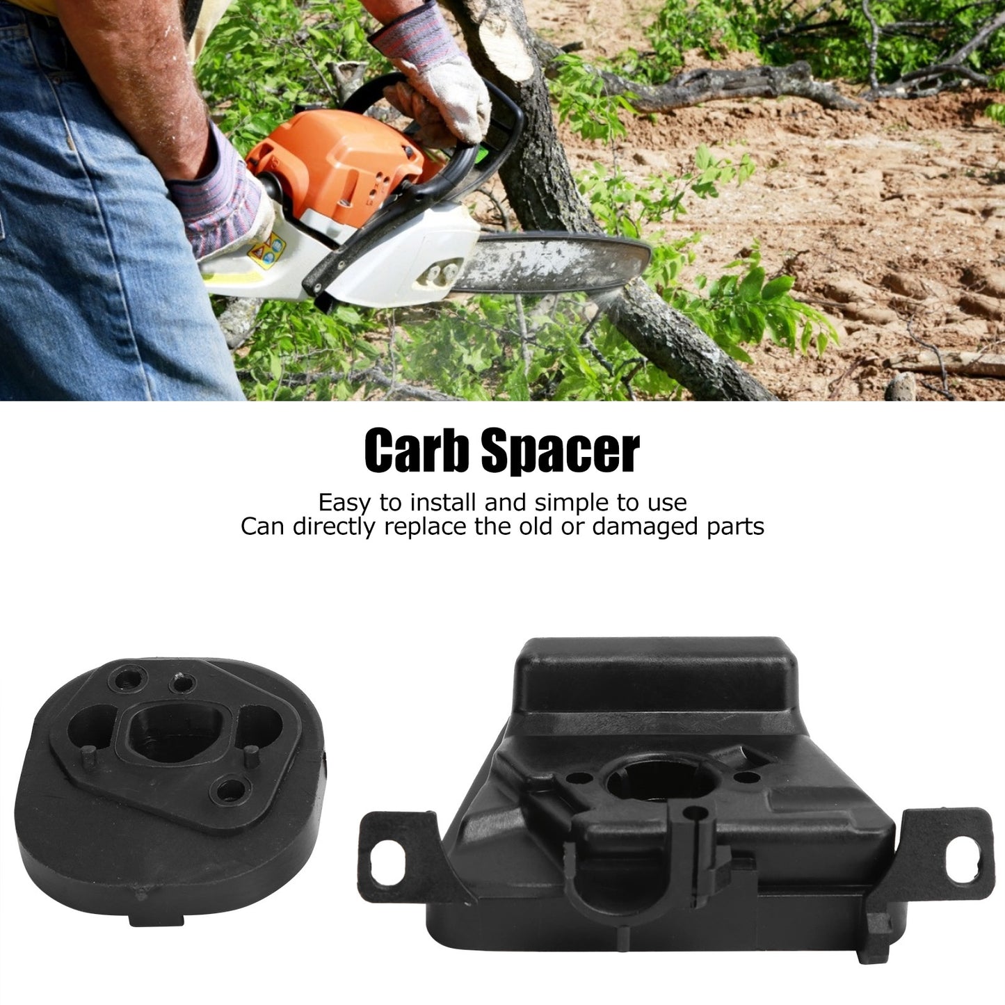 Chainsaw Spacer Gasket Set for Poulan 2050 2075 2150 2175 2250 PP220 PP260 2055