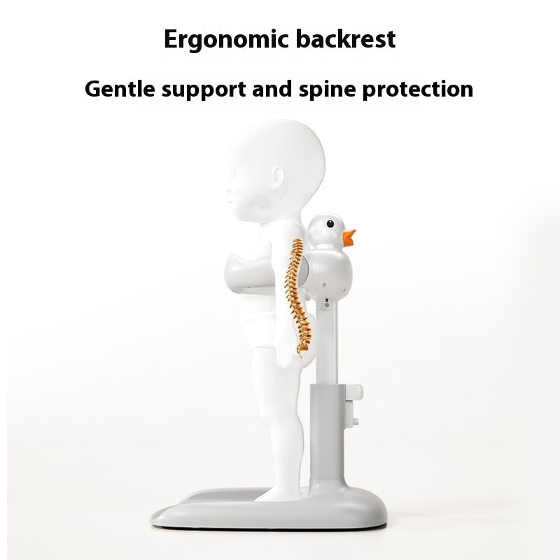 Child Standing Bath Rack with Anti-Slip Feet and Foldable Design