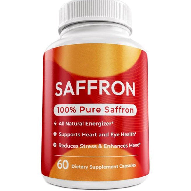 Saffron Capsules Dietary Supplement - 60 Tablets
