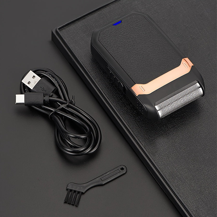 Reciprocating Electric Shaver with Pop-up Sideburns - Rechargeable Skin Care Razor