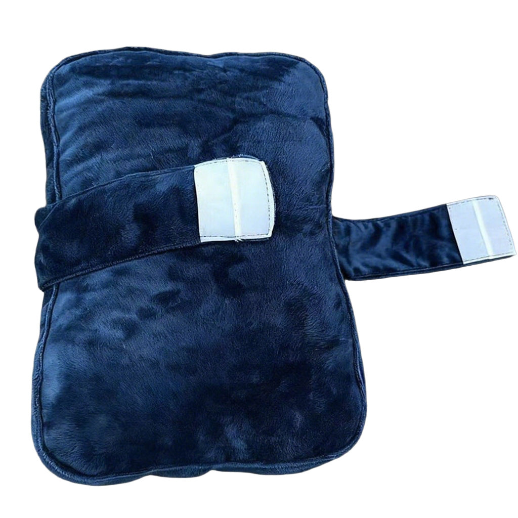 Memory Foam Leg Pillow with Straps for Secure Positioning - Adult Support Cushion
