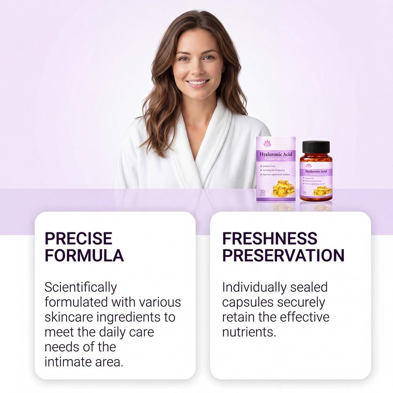 Intimate Care Capsules with Collagen & Vitamin E - 30 Capsules, Multiple Quantities