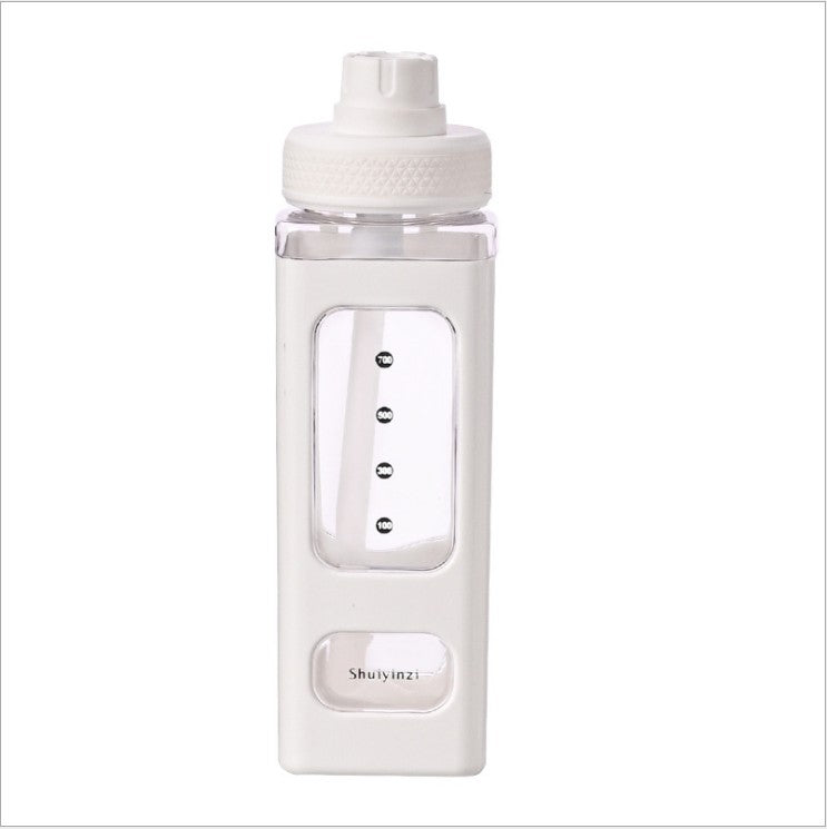 Reusable Water Bottle with Leak-Proof Seal - 601-700ml Portable Drink Cup