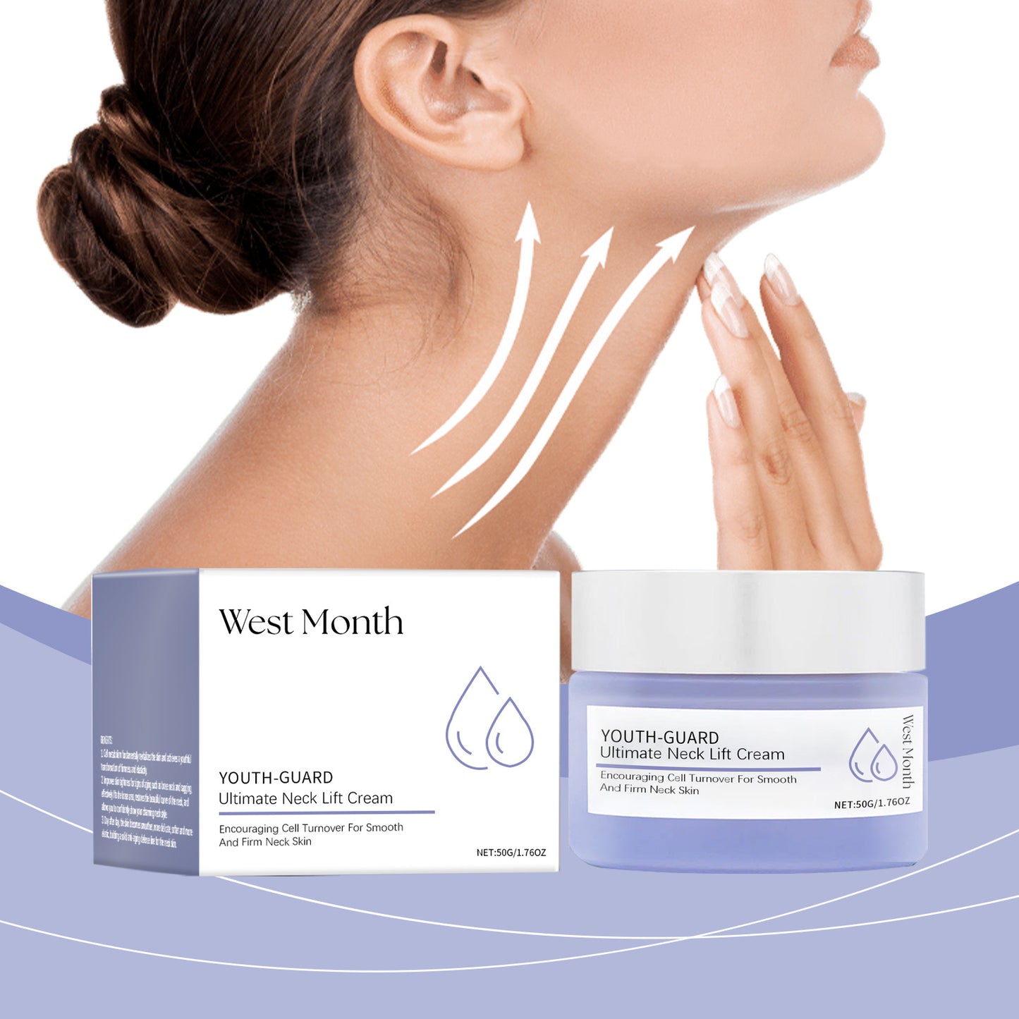 Neck Firming Cream - Nourishing Skincare with Hyaluronic Acid & Coffee Extract