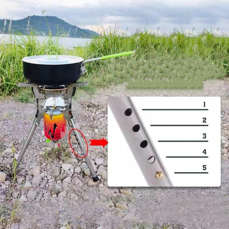 Outdoor Camping Gas Stove 4360W Butane High Power Portable Kitchen Equipment