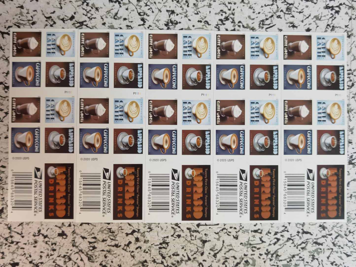 First-Class Rate U.S. Postage Stamps - 100pcs