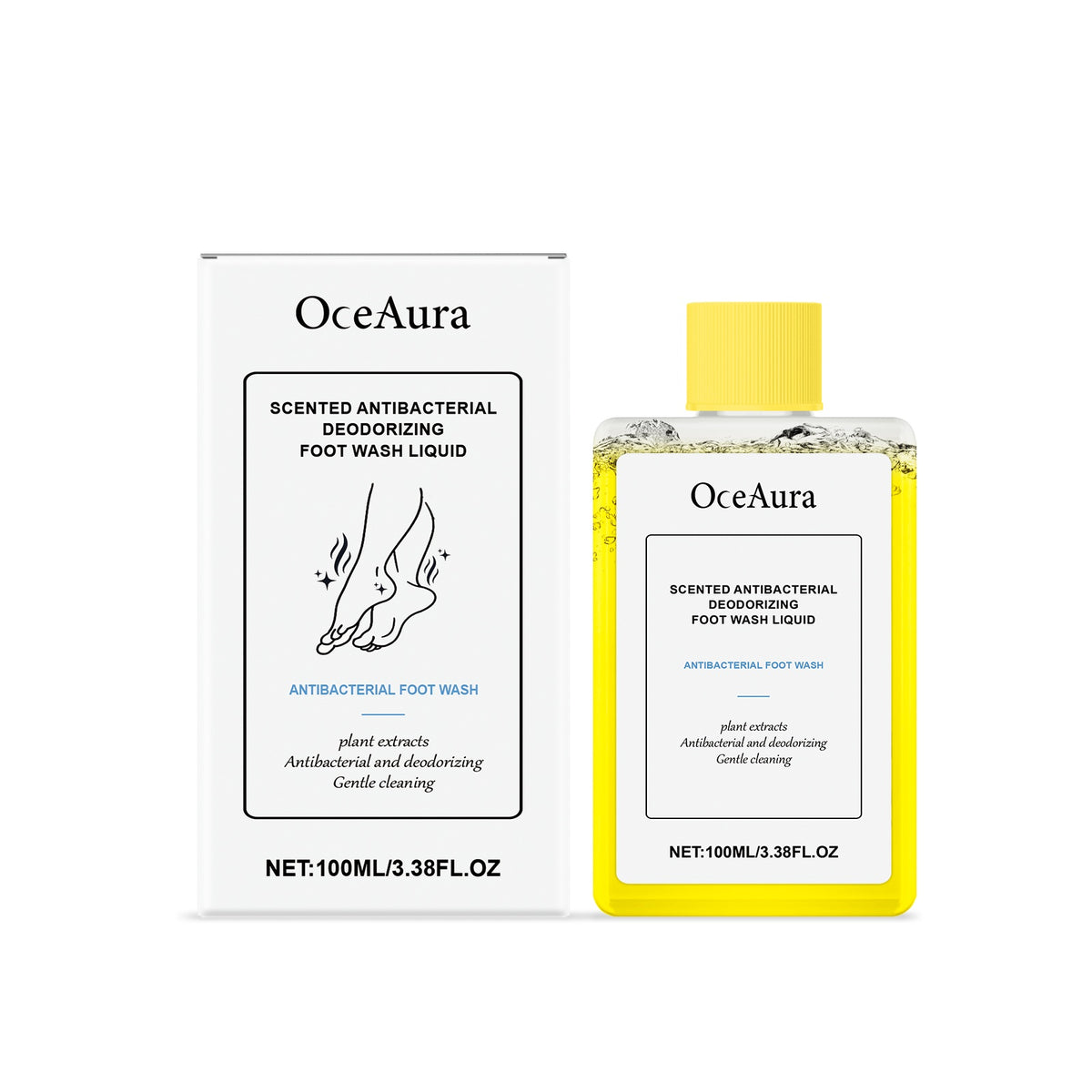 Scented Antibacterial Deodorizing Foot Wash Liquid