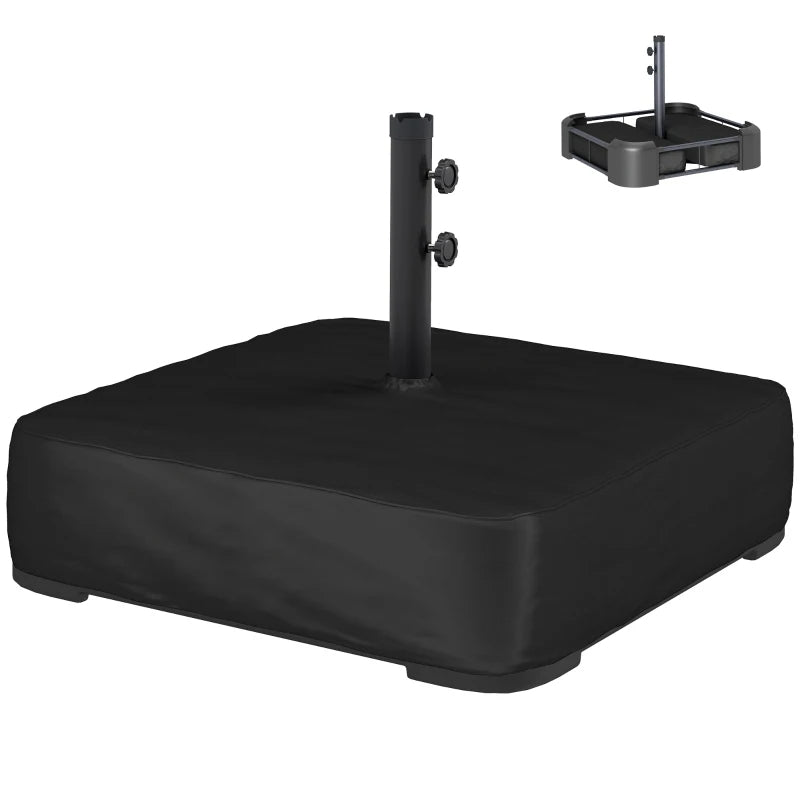 Garden Parasol Base 176 Lbs Sand Filled Heavy Duty Stand For