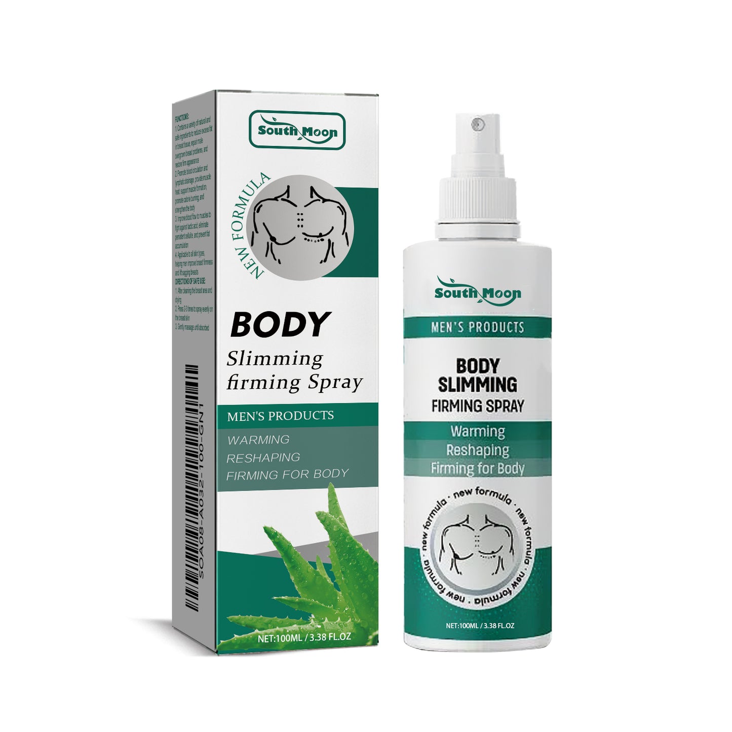 Body Firming & Toning Spray - 100ml Chest & Muscle Contouring Formula