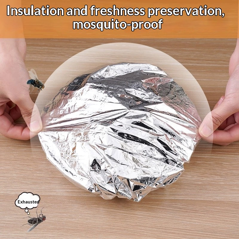Food-Grade Aluminum Foil Insulation Film for Kitchen & Home Use - Multiple Pack Sizes