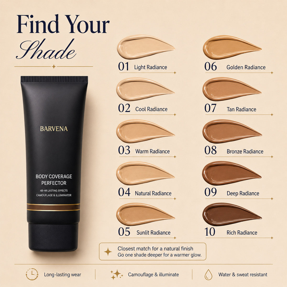 Waterproof Tattoo & Scar Concealer – 48HR Coverage
