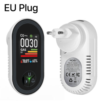 Carbon Monoxide Air Quality Detector with Alarm - Multiple Standards