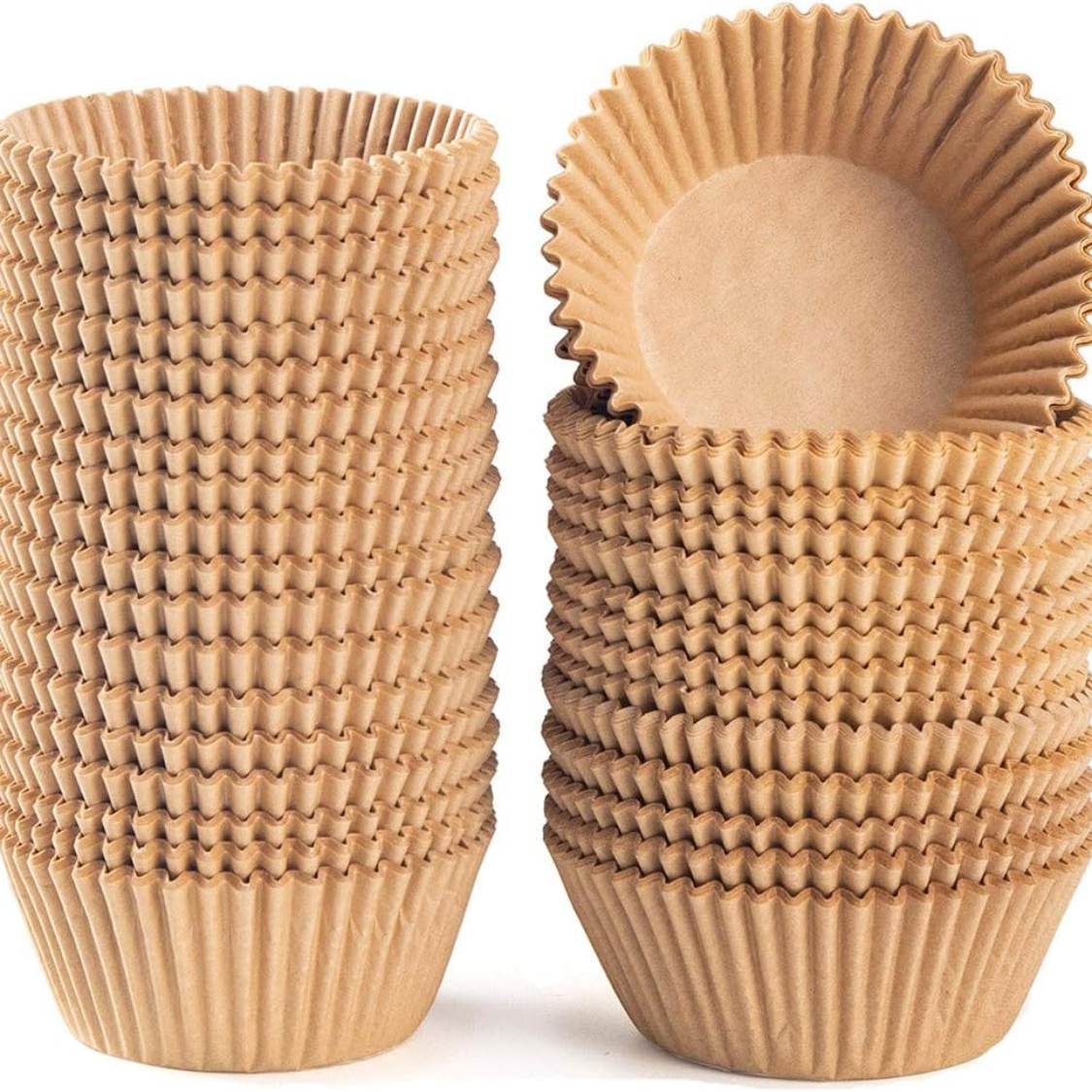 Standard Natural Cupcake Liners 500 Count, No Smell, Grease-Proof