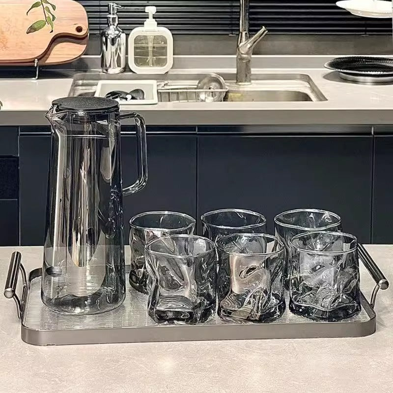 Large Capacity Water Bottle Set with Kettles and Cups for Home & Living