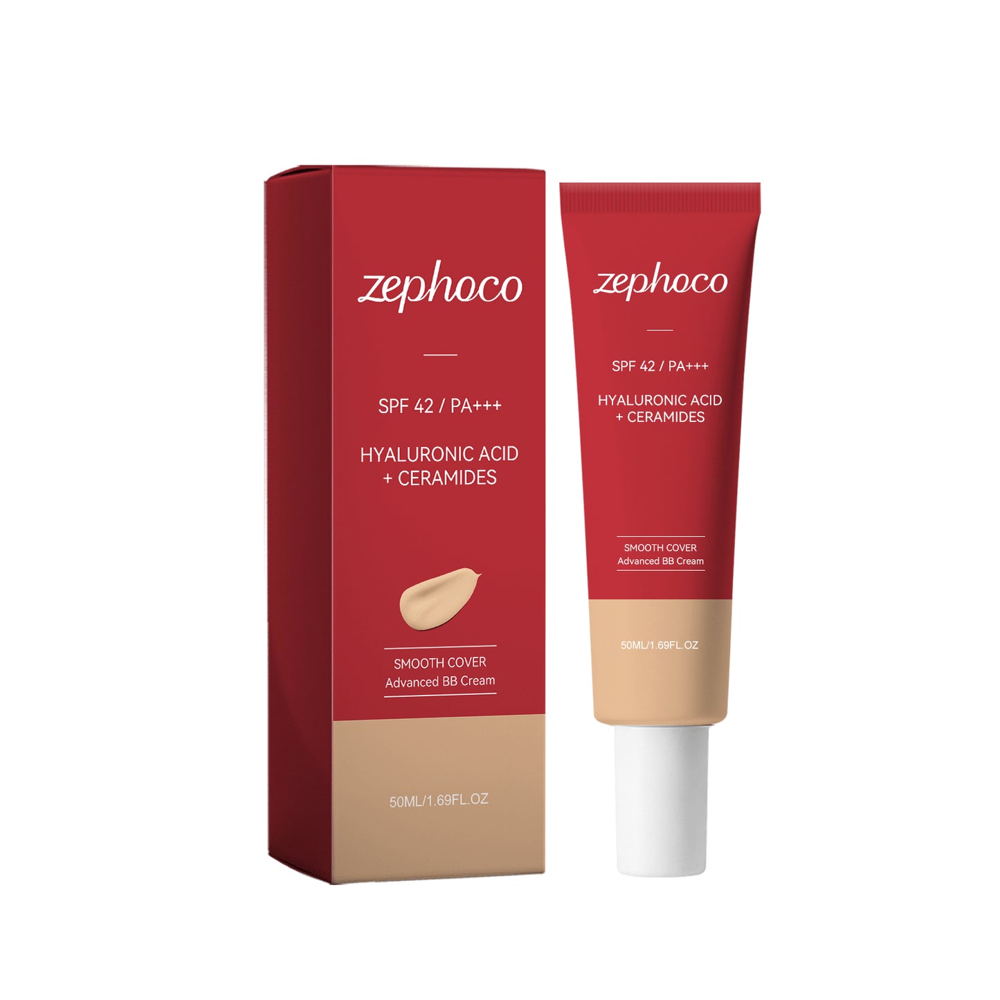 Sunscreen Concealer BB Cream - 50ml Hydrating Face Makeup & SPF
