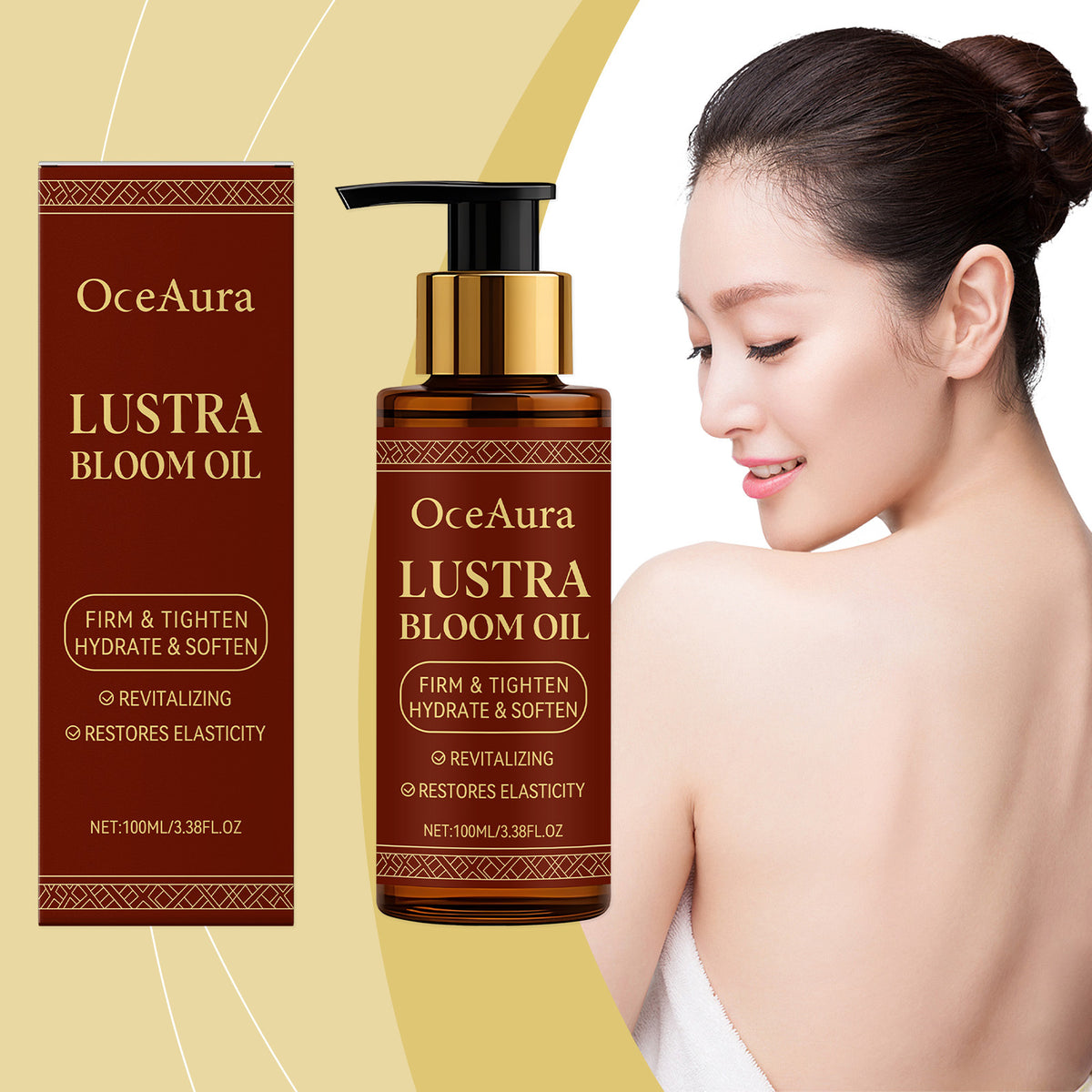 Moisturizing Body Oil with Hyaluronic Acid & Rose Hip Oil - 100ml
