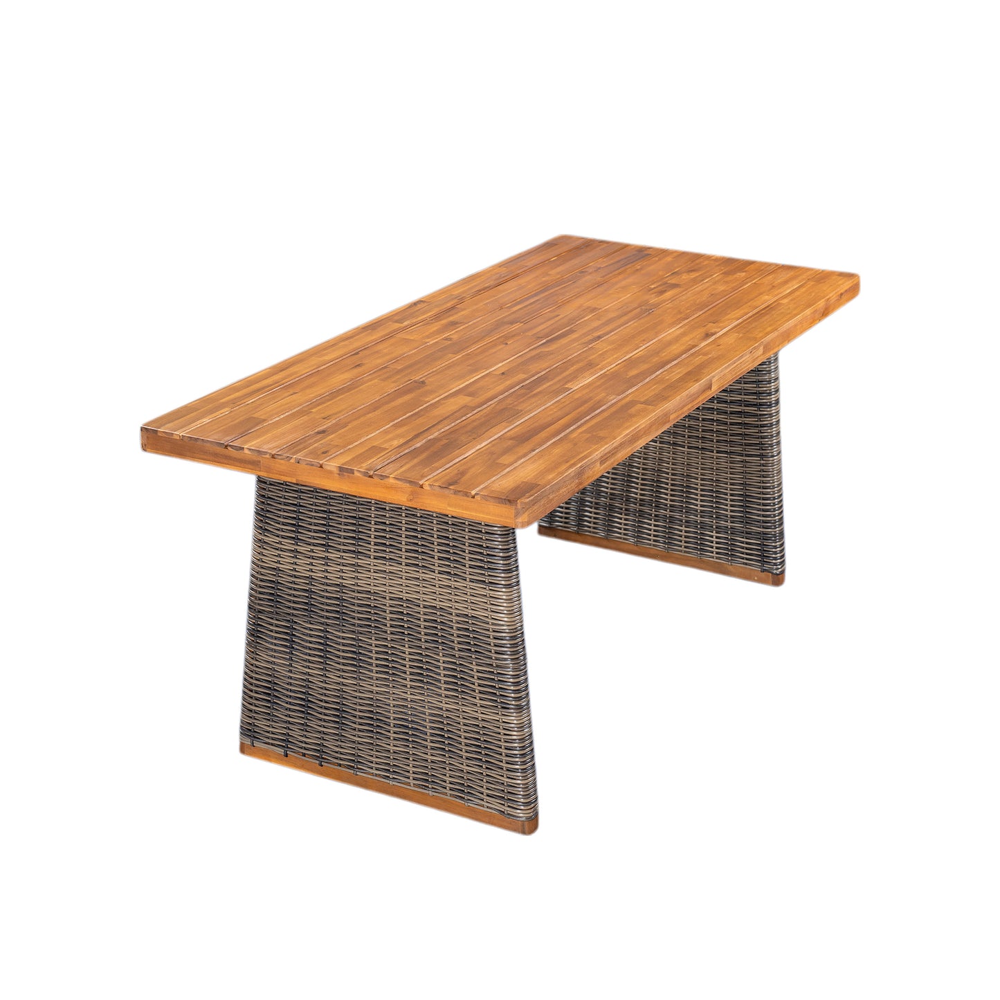 Outdoor Acacia Wood Dining Table - Grey Teak Finish