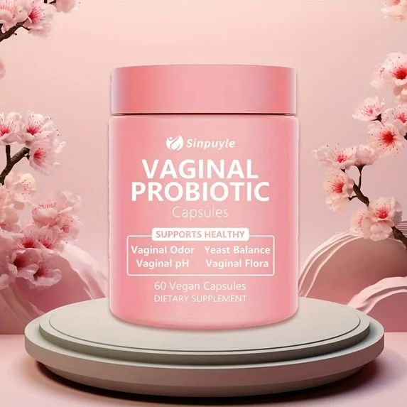 Feminine Vaginal Probiotic - pH Balance & Odor Control - 60 Vegan Capsules