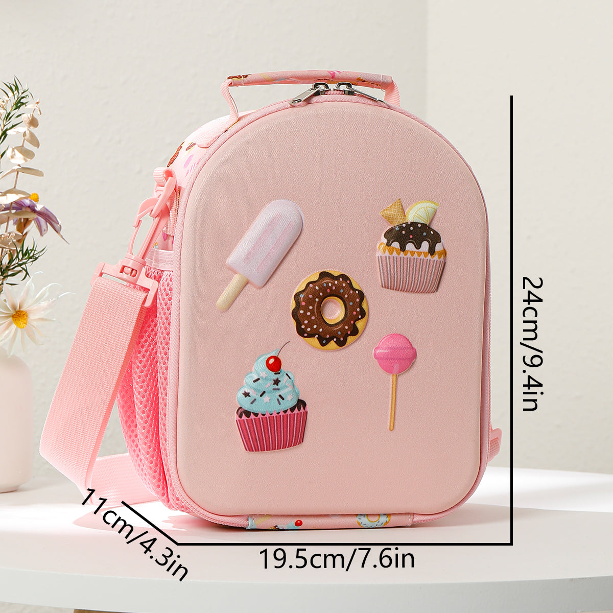 Cute Lunch Insulated Bag, Portable Outdoor Makeup And Cold, Suitable