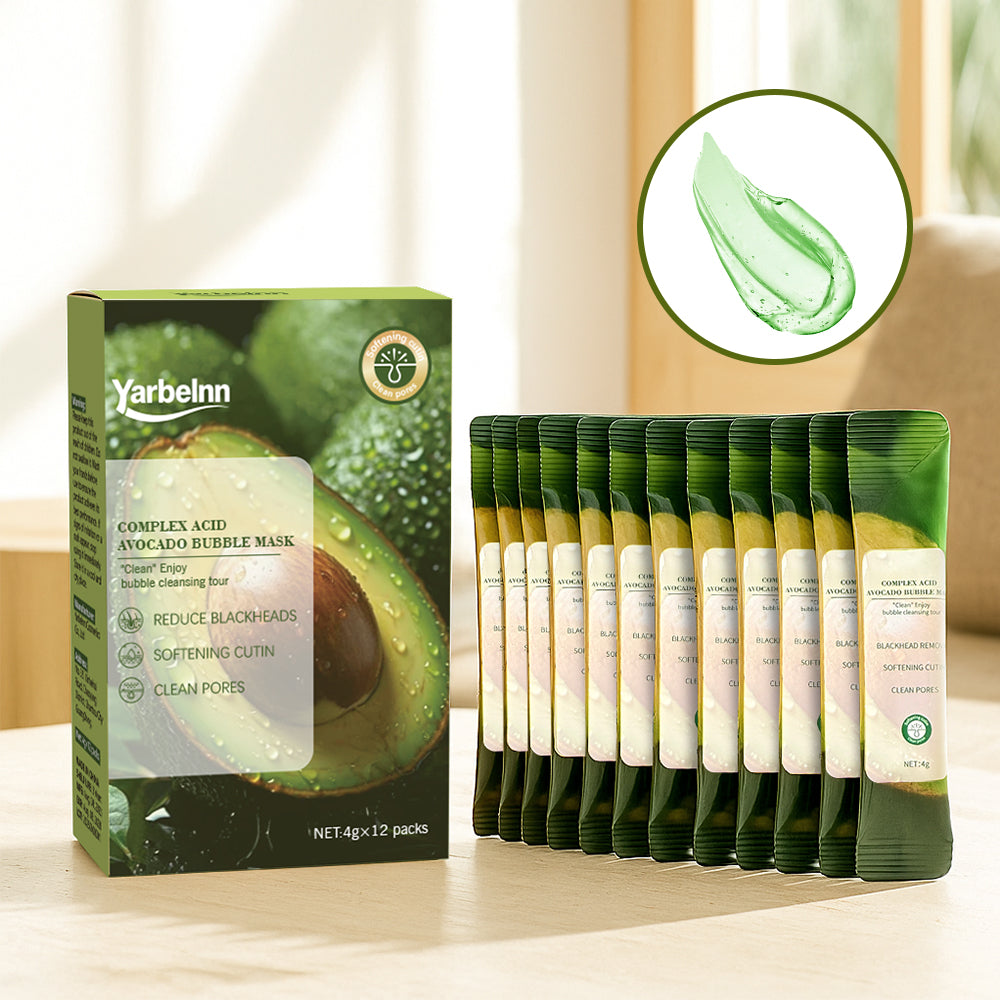 Hydrating Avocado Facial Sheet Mask - Nourishing Moisturizing Face Mask for All Skin Types
